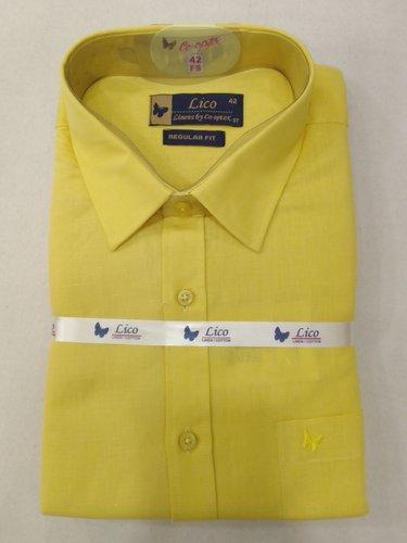 PL COTTONX LINEN DYED READYMADE SHIRT 42 FS